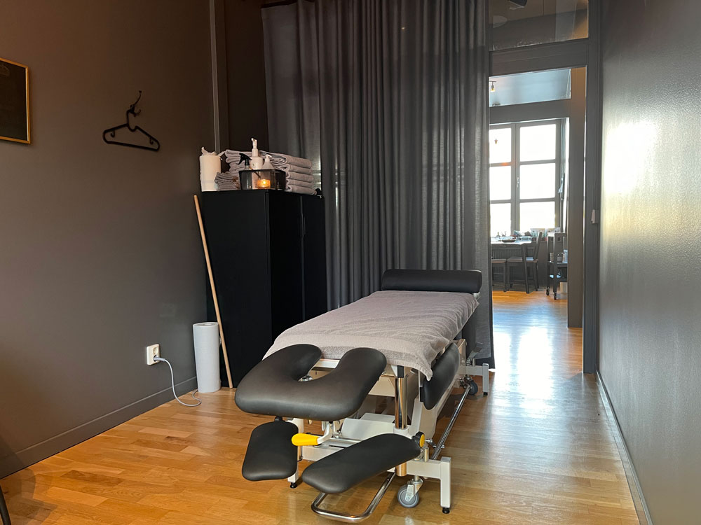 En massagebänk